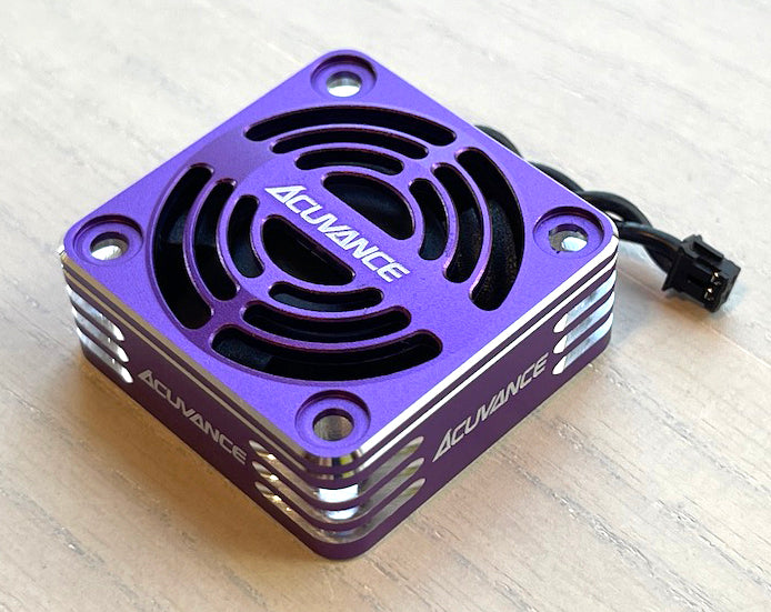 Acuvance REY-Storm High RPM Fan Unit-Blk/Purp/Red