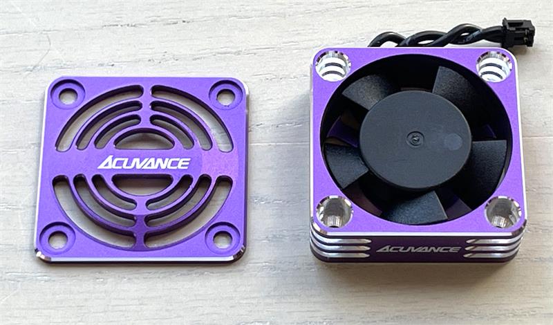 Acuvance REY-Storm High RPM Fan Unit-Blk/Purp/Red