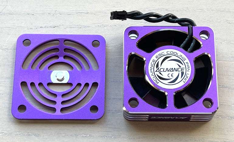 Acuvance REY-Storm High RPM Fan Unit-Blk/Purp/Red