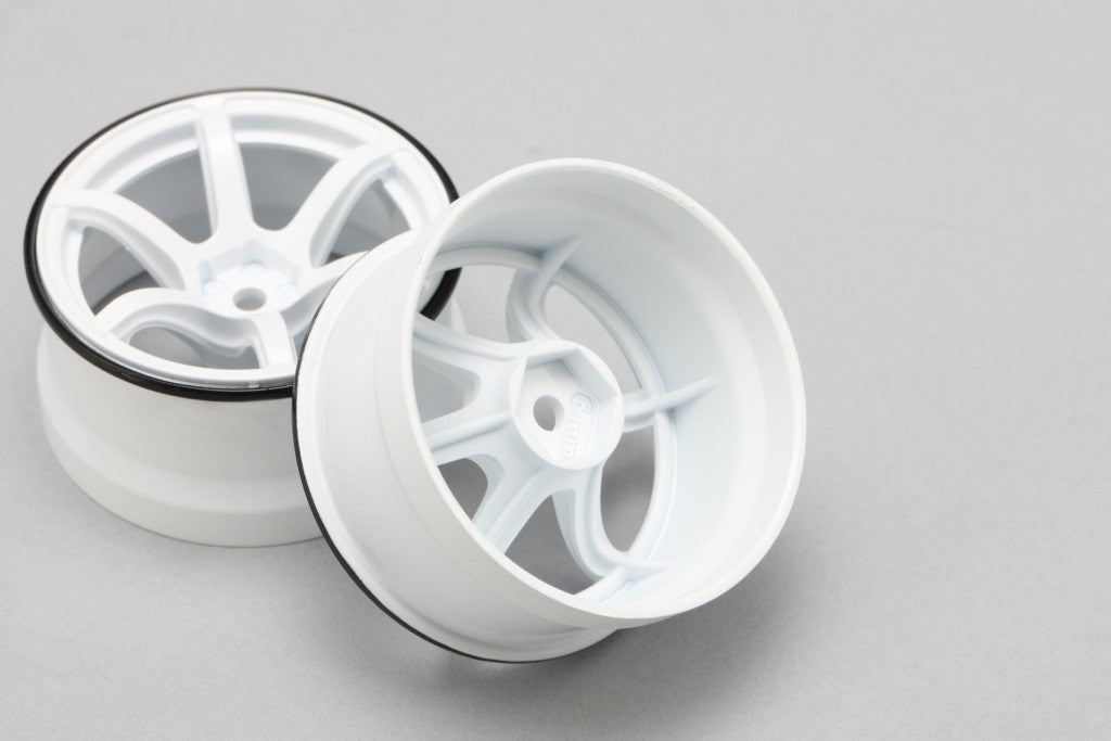 YOKOMO RP DRIFT WHEEL HIGH TRACTION TYPE WHITE (RP-6313W6A)
