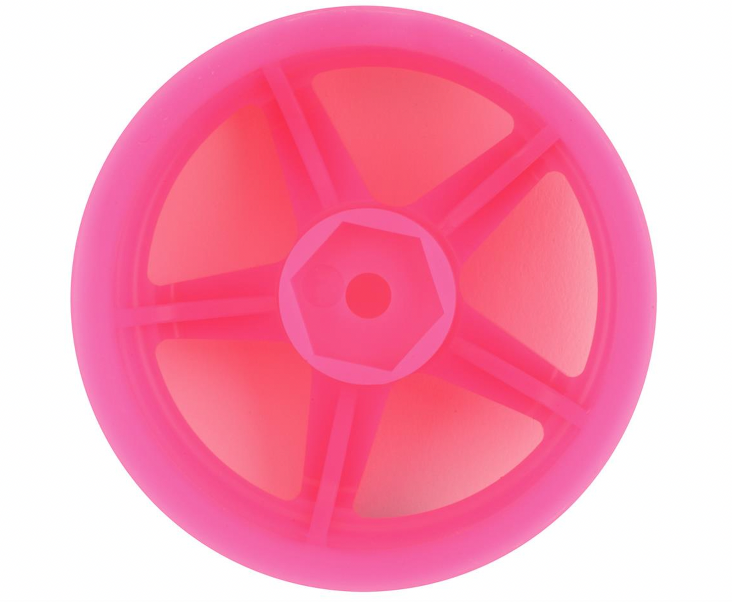 Topline N Model V3 High Traction Drift Wheels (Pink) (2) (5mm Offset) w/12mm Hex