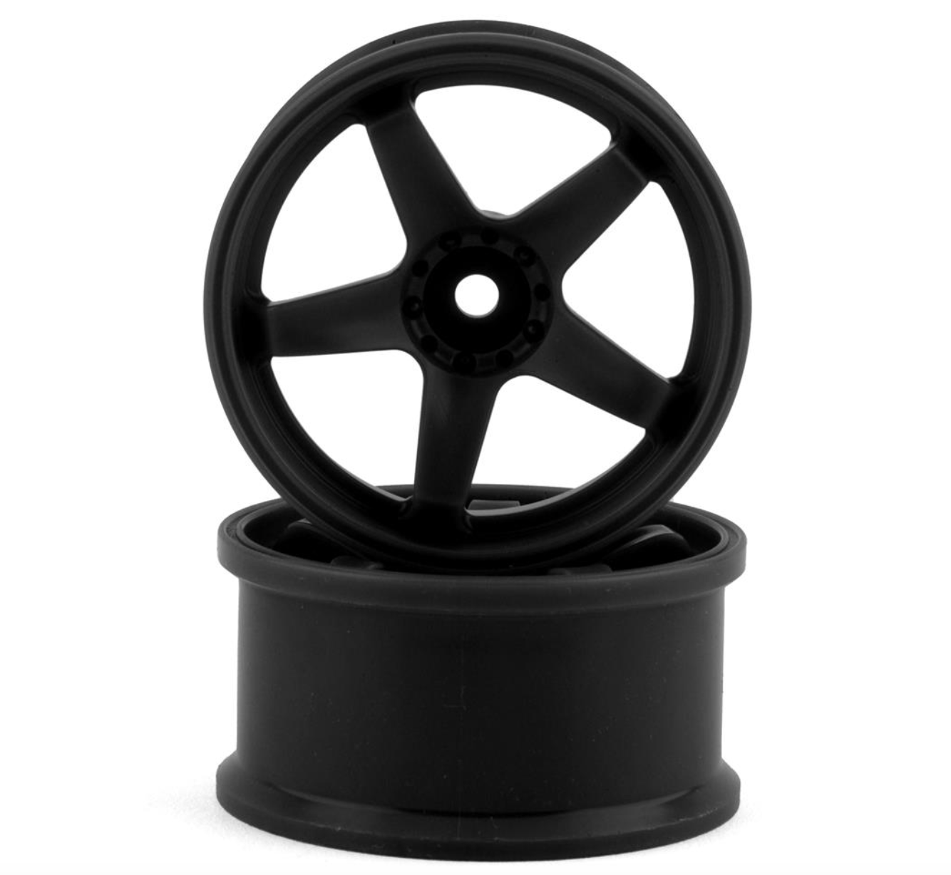 Topline N Model V3 High Traction Drift Wheels (Black) (2) (7mm Offset) w/12mm Hex