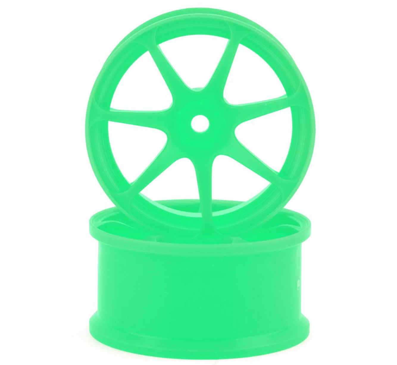 Integra AVS Model T7 High Traction Drift Wheel (Green) (2) (8mm Offset) w/12mm Hex