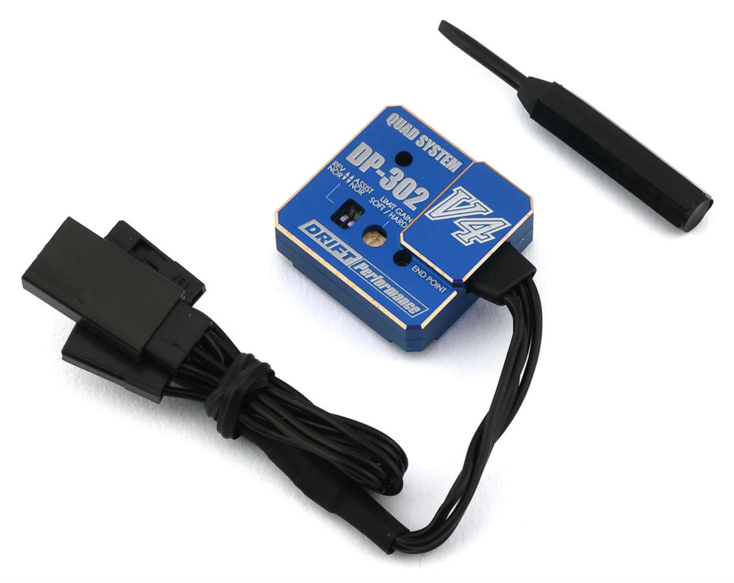 Yokomo DP-302V4 Drift Steering Gyro (Blue)