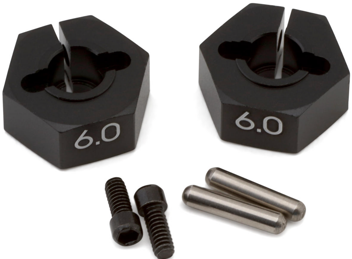 Yokomo YD-2 6mm Aluminum Clamping Wheel Hexes (2)