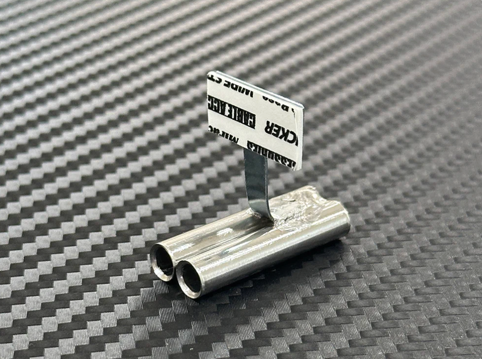 ETO-Works Standard Stainless Muffler / Dual / 6mm Tip / 15mm Length