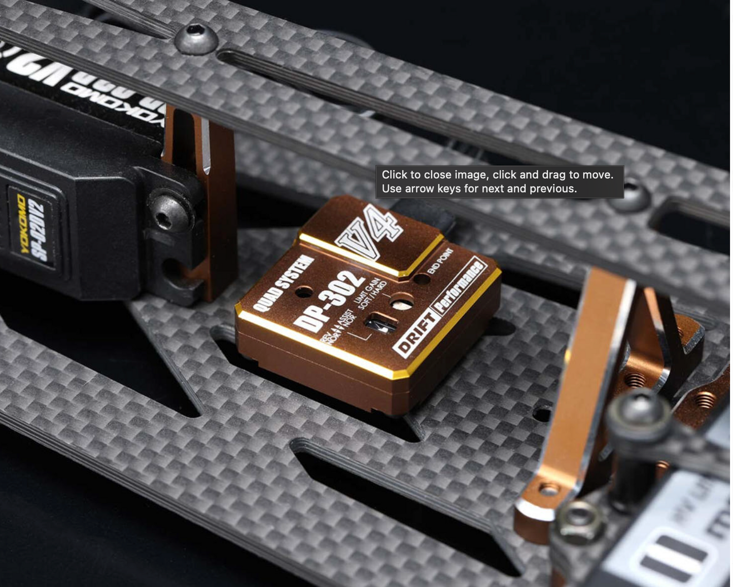 Yokomo DP-302 V4 Drift Steering Gyro (Bronze)
