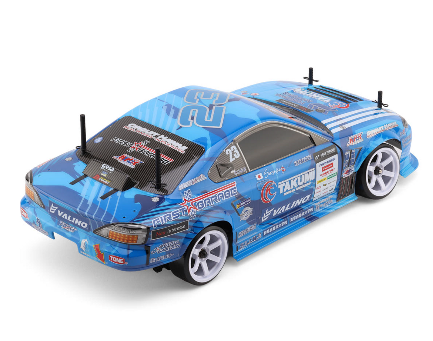 Yokomo RD2.0 "Rookie Drift" 1/10 RWD RTR Electric Drift Car (Blue) w/Mercury Sayaka Special S15 Body