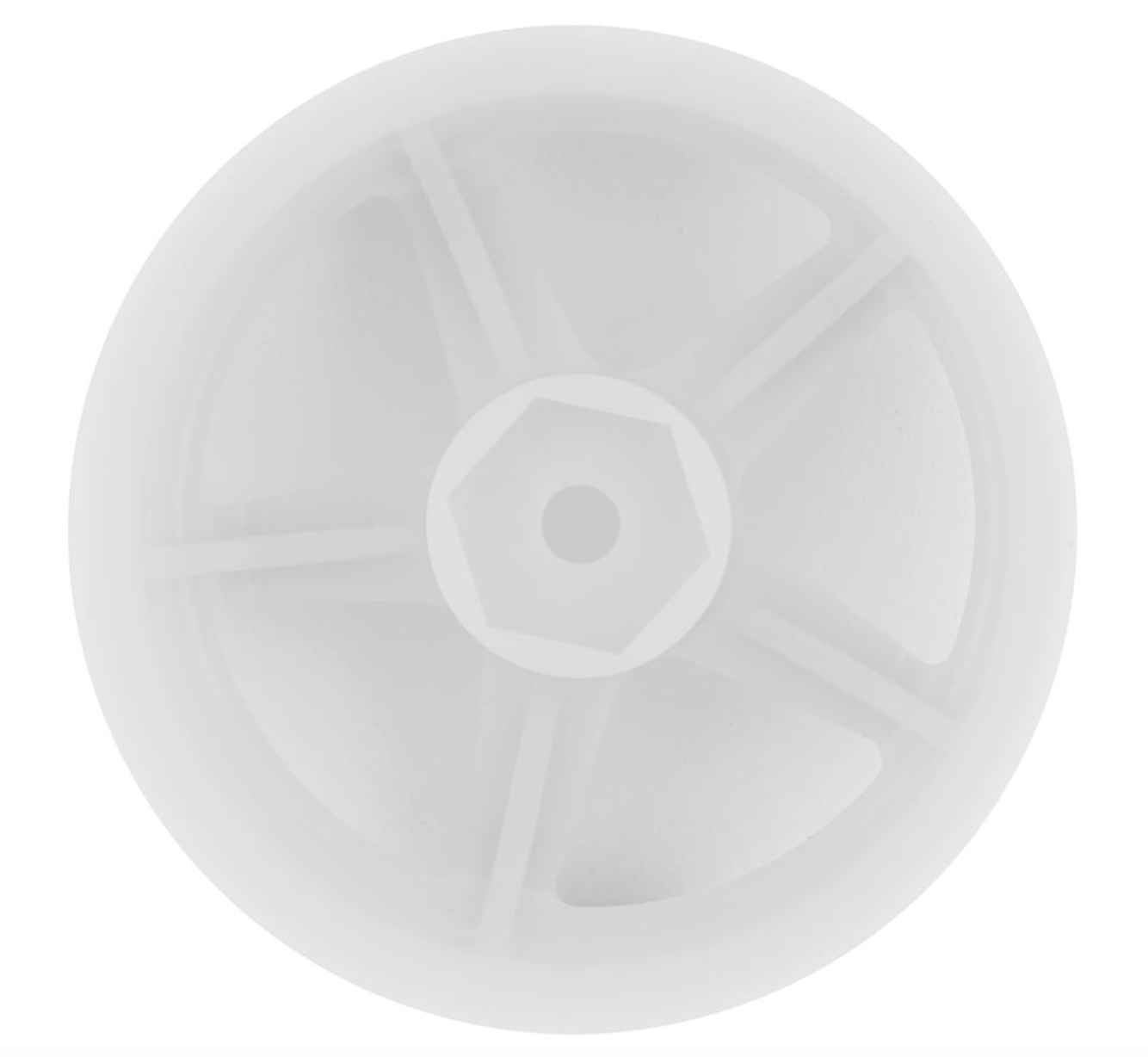 Topline N Model V3 Super High Traction Drift Wheels (White) (2) (7mm Offset) w/12mm Hex