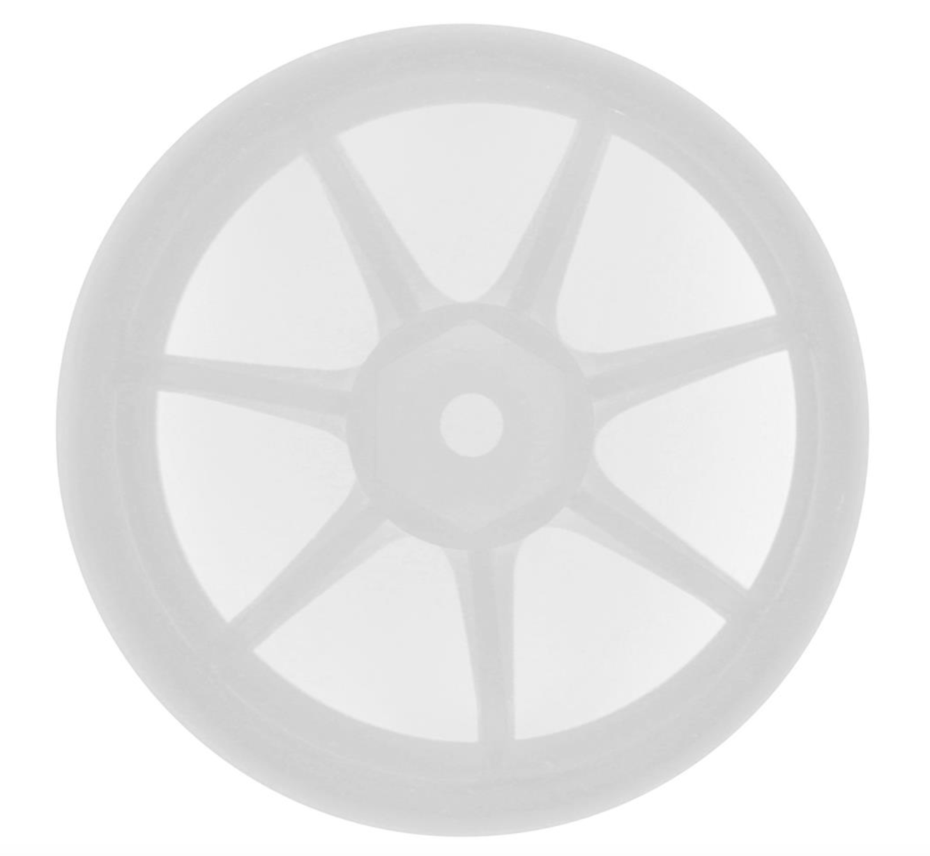 Integra AVS Model T7 Super High Traction Drift Wheels (White) (2) (6mm Offset) w/12mm Hex