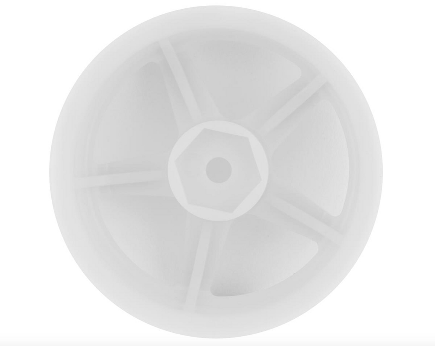 Topline N Model V3 High Traction Drift Wheels (White) (2) (5mm Offset) w/12mm Hex