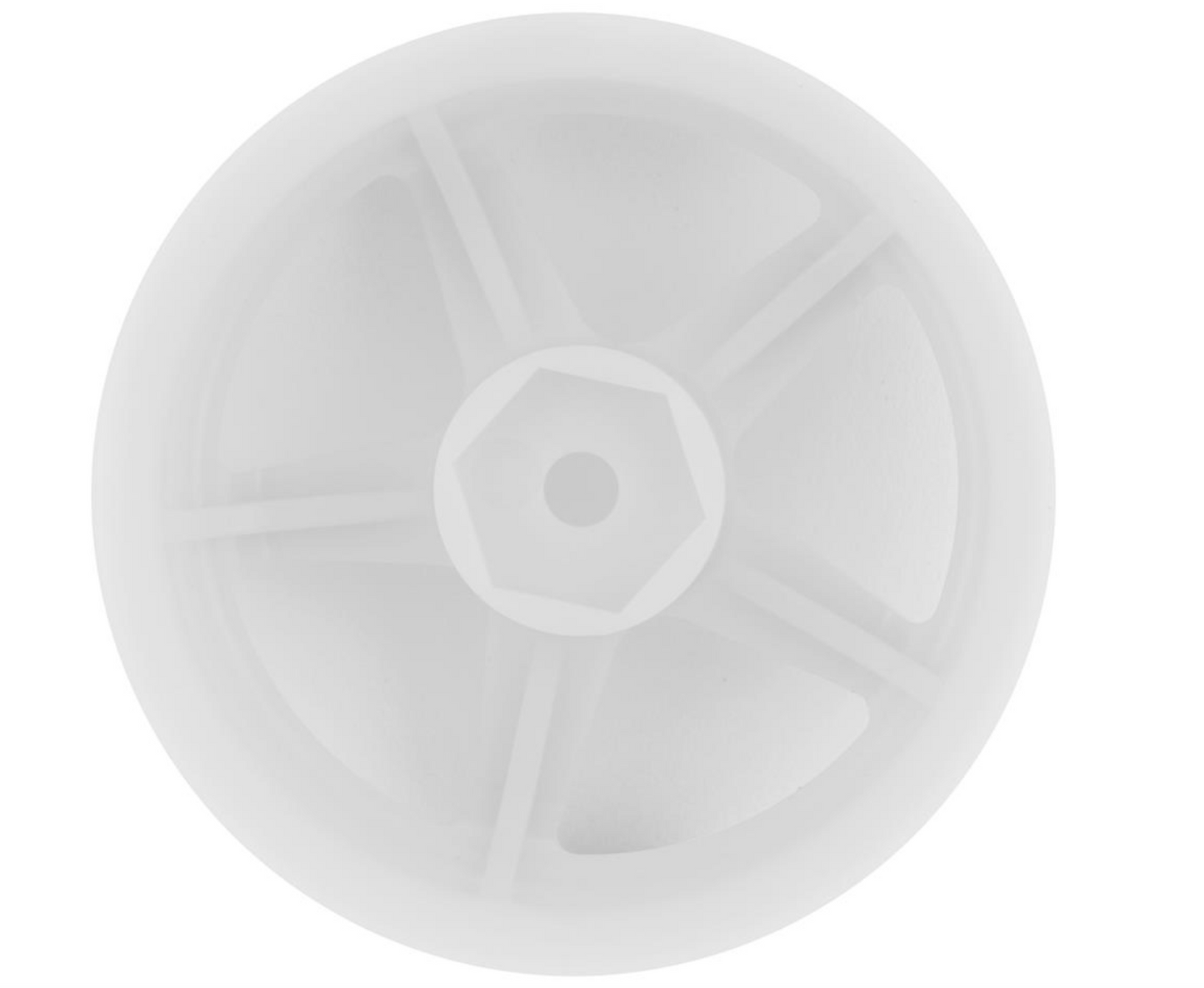 Topline N Model V3 Super High Traction Drift Wheels (White) (2) (8mm Offset) w/12mm Hex