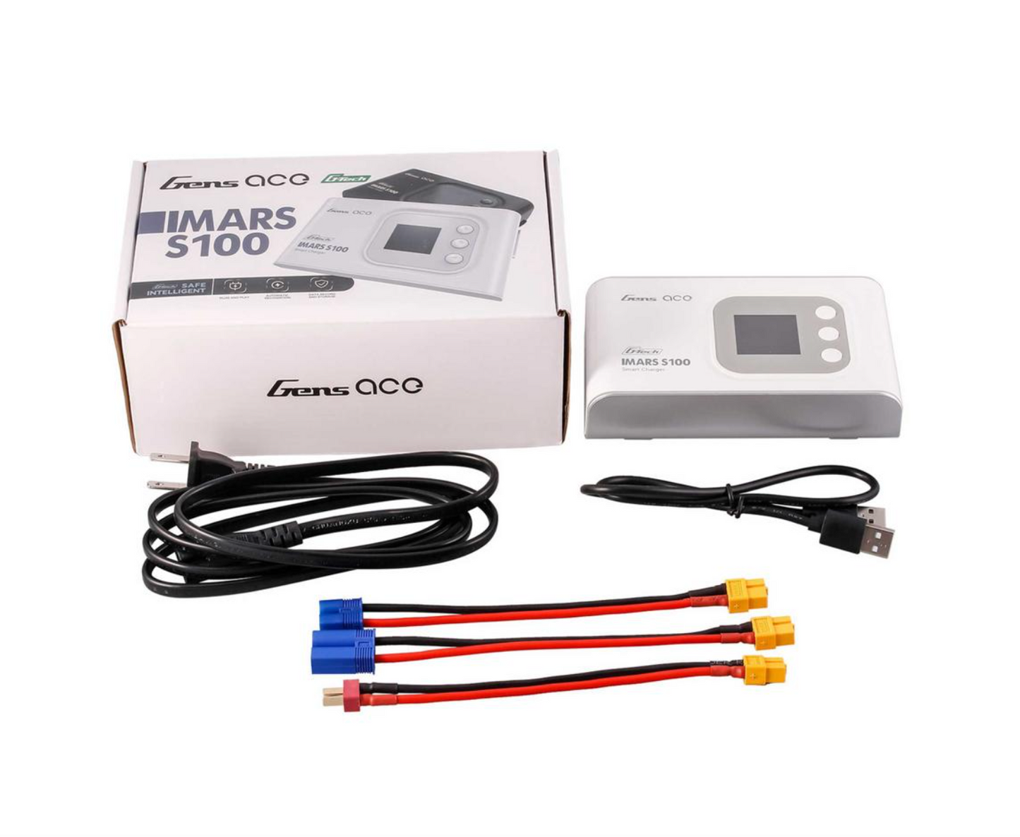 Gens Ace IMars S100 G-Tech Smart AC Balance Battery Charger (6S/10A/100W) (White)
