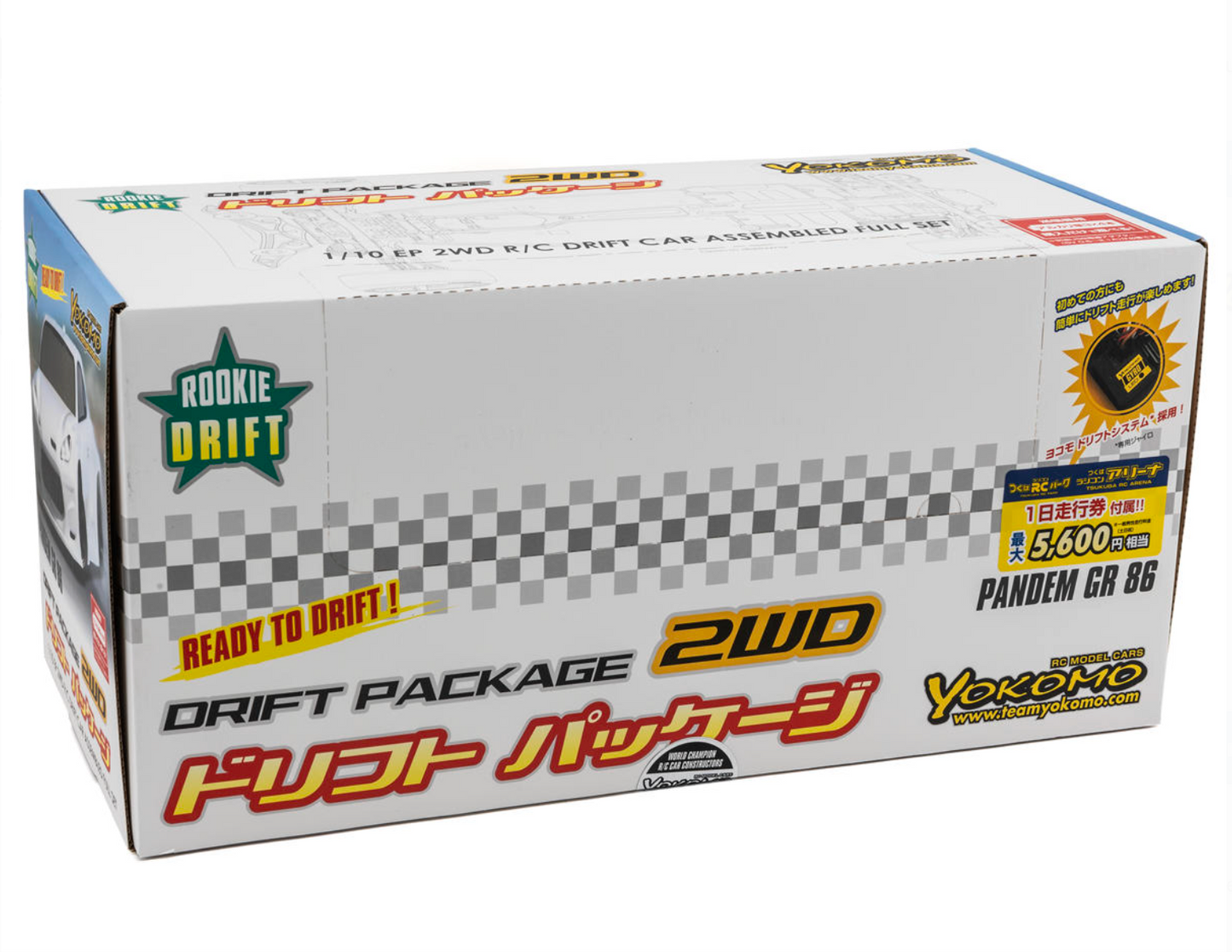 Yokomo RD2.0 "Rookie Drift" 1/10 RWD RTR Electric Drift Car w/PANDEM GR86 Body (Grey)