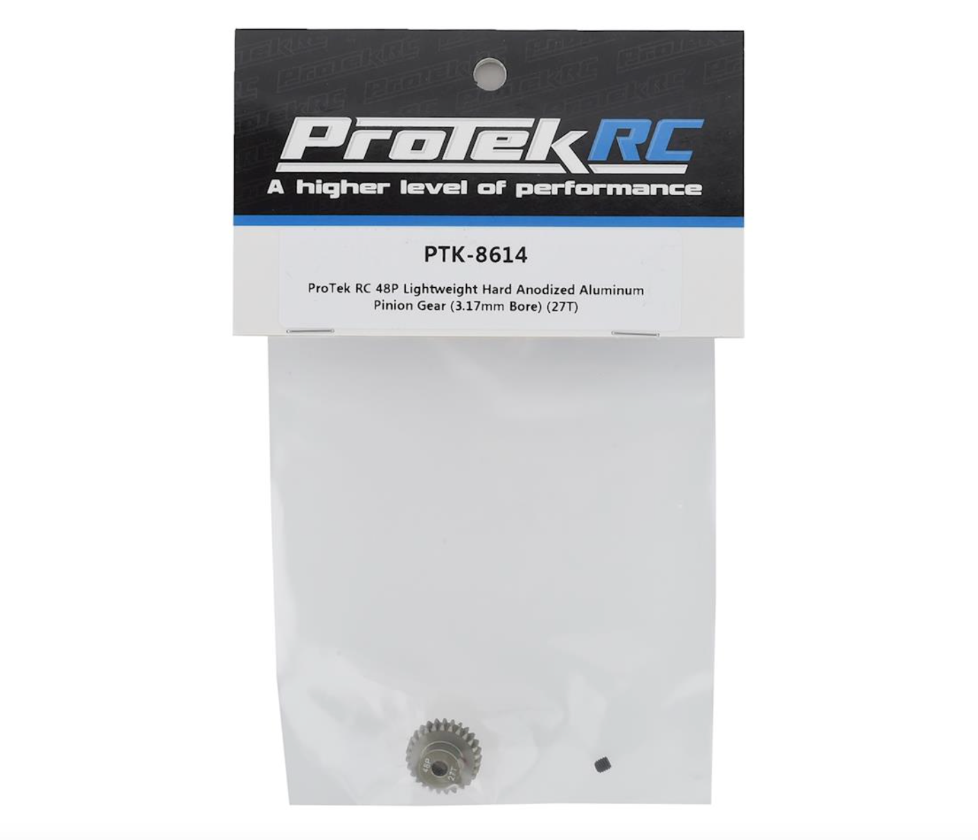 ProTek RC 48P Lightweight Hard Anodized Aluminum Pinion Gear (3.17mm Bore) (27T)