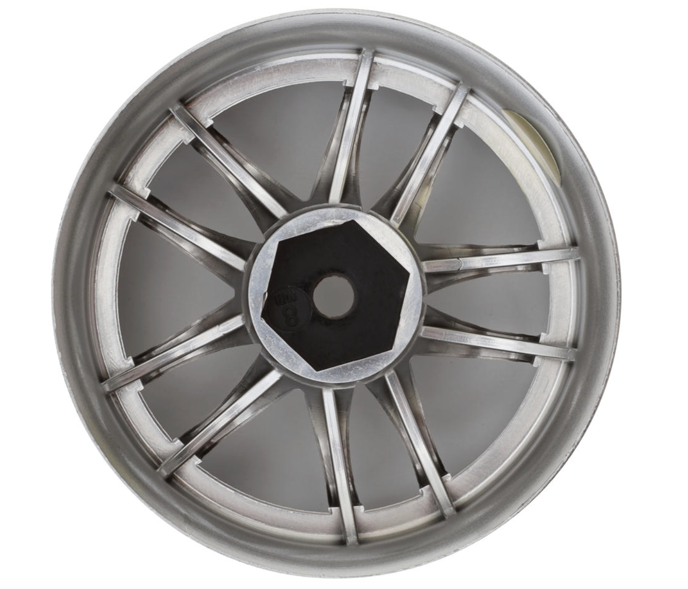 LAB Work Emotion CR3P 1/10 Super High Traction Drift Wheels (8mm Offset) (Chrome) (2) w/12mm Hex
