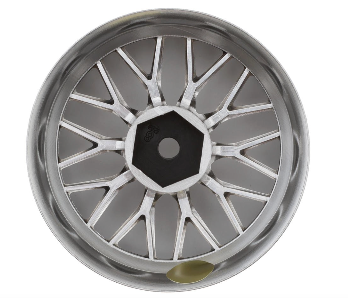 LAB Gnosis HR201 1/10 Super High Traction Drift Wheels (Chrome) (2) (8mm Offset) w/12mm Hex