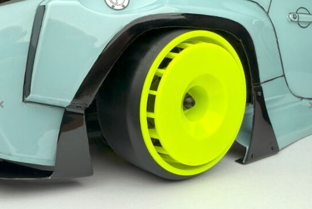 Reve D Drift Wheel "GA18" (White Offset4 2Pcs.) (RW-GA18W4)