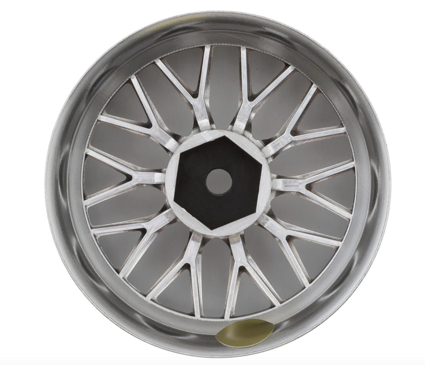 LAB Gnosis HR201 1/10 Super High Traction Drift Wheels (Chrome) (2) (6mm Offset) w/12mm Hex