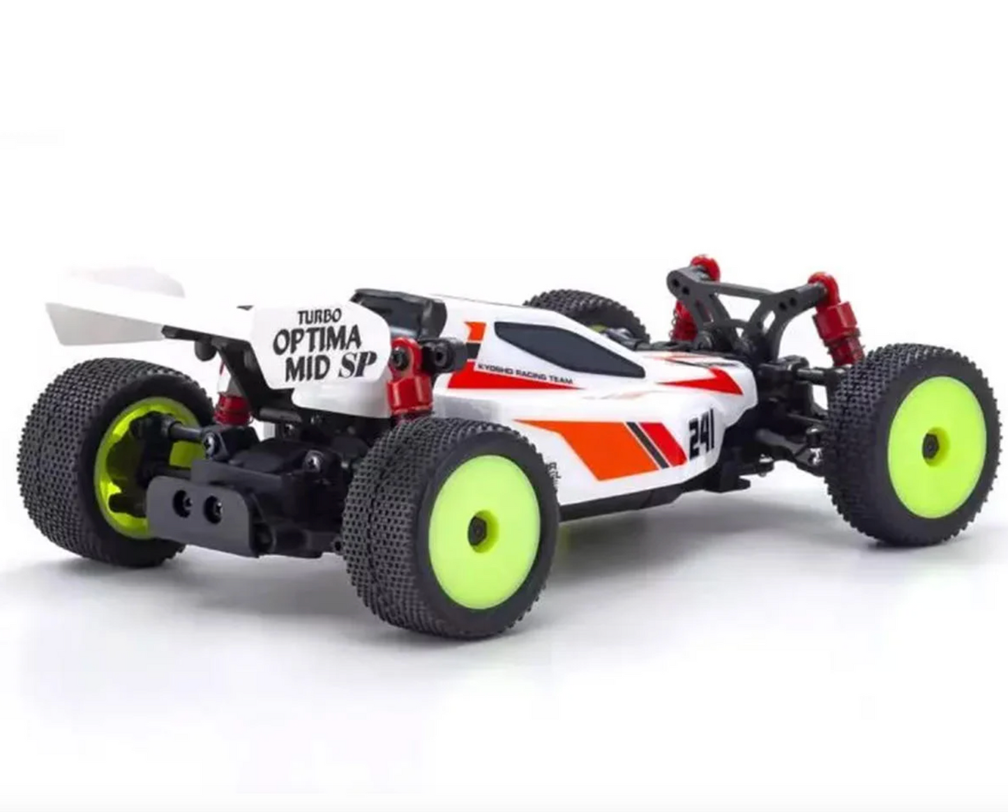 Kyosho MB-010 Mini-Z Buggy Turbo Optima Readyset (White) w/KT-531P 2.4GHz Radio