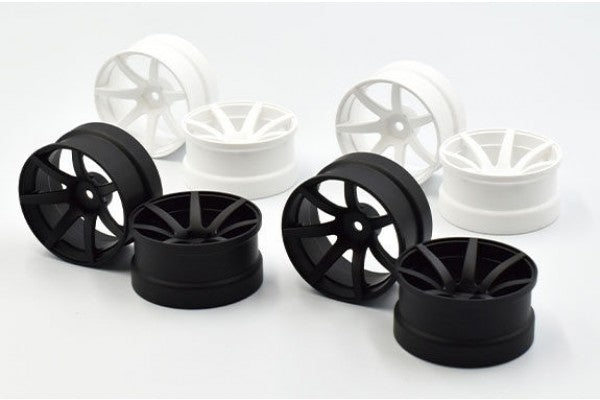 REVE D DRIFT WHEEL "JD7"; MATTE WHITE; OFFSET 6mm (RW-JD7MW6)