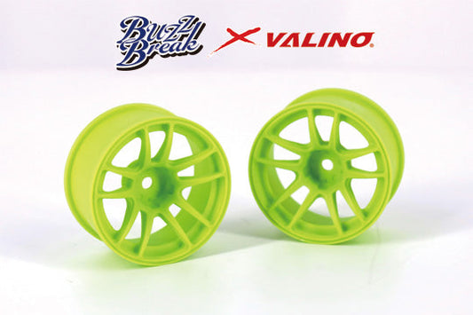 N820S R-Spec - LIME GREEN 7mm 1/10 Wheel Rims [Overdose] BB-RW-001