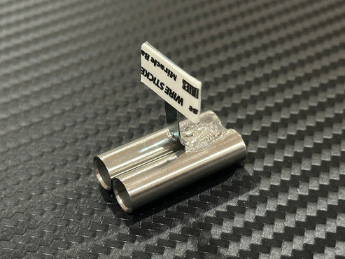 ETO-Works Standard stainless muffler, dual, 8mm straight tips, 15mm length