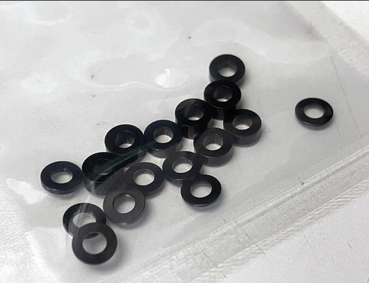 Scale Reflex VARIETY PACK: M3 Aluminum Spacer Shims (0.5mm - 1mm 2mm 3mm) 3x6 (16-Pack)