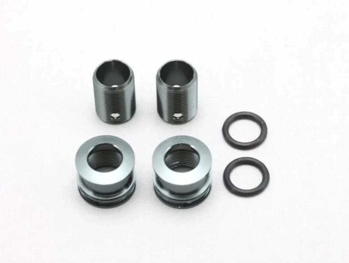 Gun Metal Aluminum Adjustable Body Mount Posts (fits ZS-016 and Y4-016) [Yokomo] ZS-ABM5G