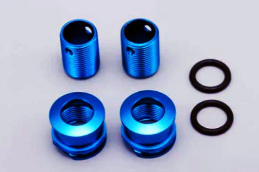 Blue Aluminum Adjustable Body Mount Posts (fits ZS-016 and Y4-016) [Yokomo] ZS-ABM5