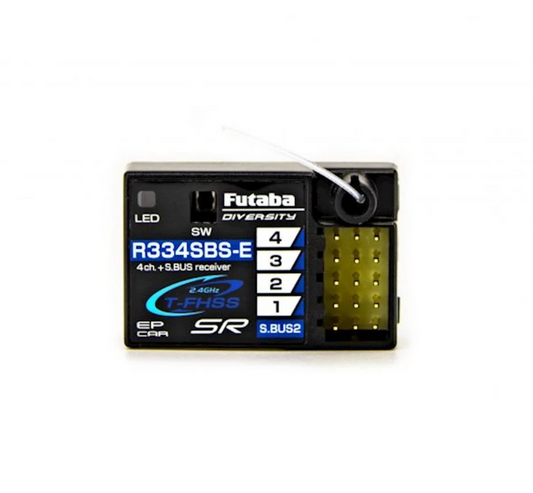 Futaba R334SBS-E T-FHSS SR S.Bus2 4-Channel 2.4GHz Receiver (EP Only)