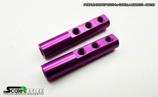 SHORT POSTS for GORILLA MOUNTS (2-Pack)-Purple