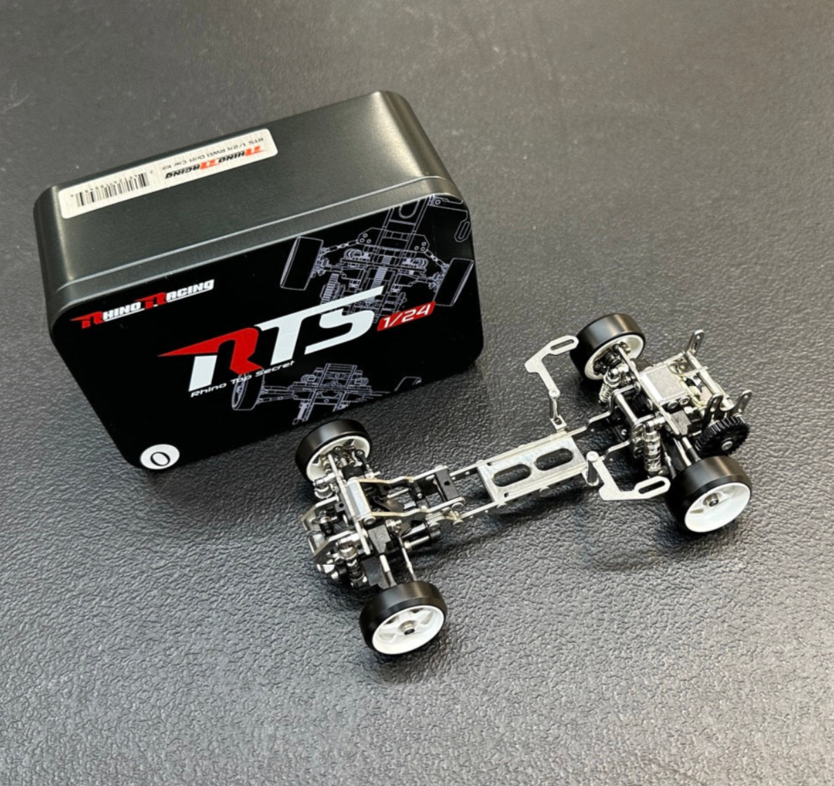 RTS v0 1-24 RWD Drift Chassis Kit - Almost Fully Assembled [Rhino Racing] RTS-2401-0