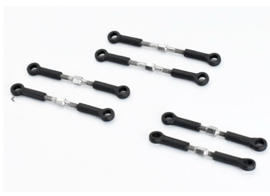 REVE D TITANIUM SLIM TIE ROD SET 36mm (TURNBUCKLE 46-54mm 2pcs.)(RD-ST36)