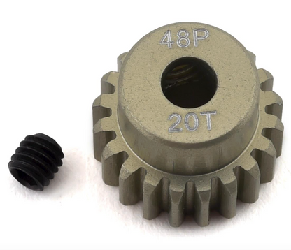 ProTek RC 48P Lightweight Hard Anodized Aluminum Pinion Gear (3.17mm Bore) (20T)