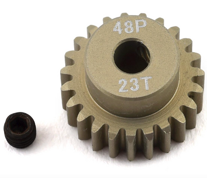 ProTek RC 48P Lightweight Hard Anodized Aluminum Pinion Gear (3.17mm Bore) (23T)