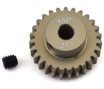 ProTek RC 48P Lightweight Hard Anodized Aluminum Pinion Gear (3.17mm Bore) (27T)