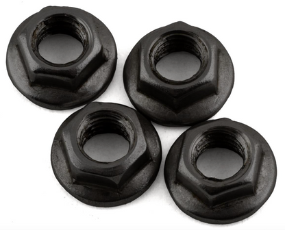 DS Racing 4x5.5mm Stainless Steel Wheel Nuts (Black) (4)