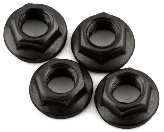 DS Racing 4x5.5mm Stainless Steel Wheel Nuts (Black) (4)