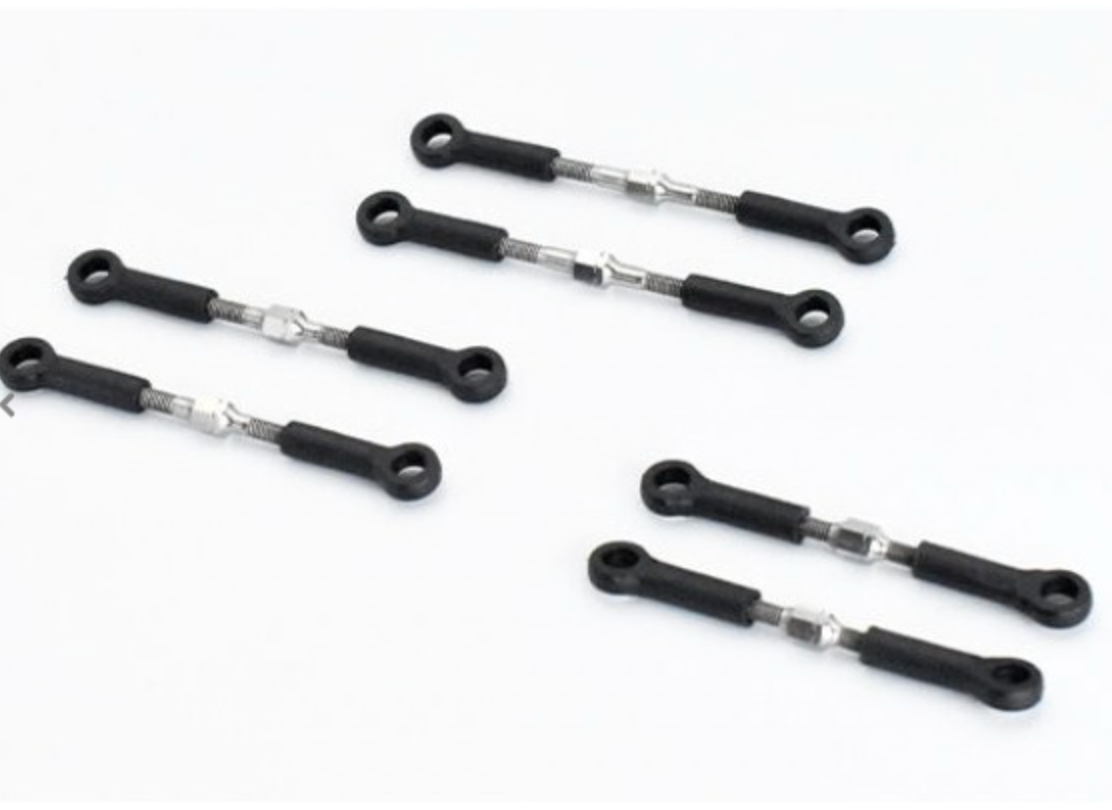 REVE D TITANIUM SLIM TIE ROD SET 28mm (TURNBUCKLE 38-46mm 2pcs.)