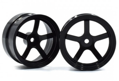 REVE D Drift Wheel DP5 (Black, Offset 6, 2pcs)(RW-DP5K6)