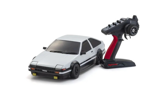 Kyosho 2WD Fazer FZD2 RTR - ReadySet AE86 White - Adjustable Wheelbase - Ready to Run RWD 1/10 Drift Car [Kyosho] 34501T1