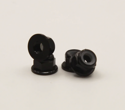 Scale Reflex 4MM BLACK WHEEL NUTS LUG NUT NYLON INSERT (NYLOCK)