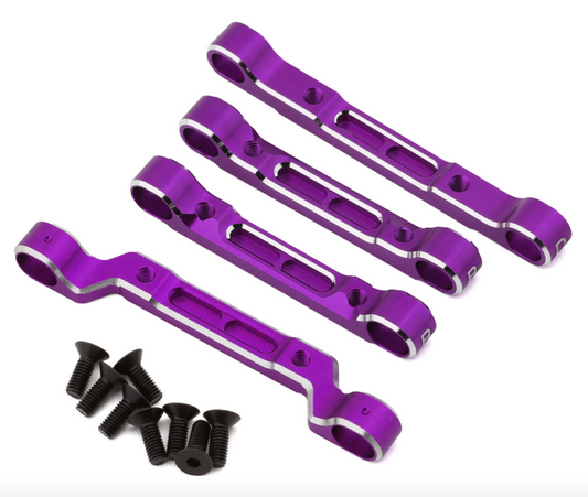 Yokomo RD2.0 Aluminum Adjustable Suspension Mount Set (Purple)