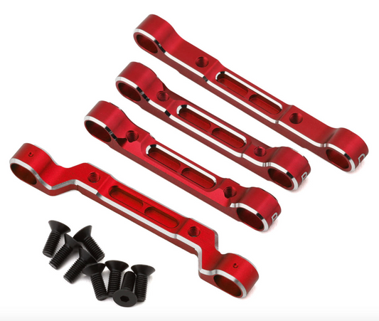 Yokomo RD2.0 Aluminum Adjustable Suspension Mount Set (Red)