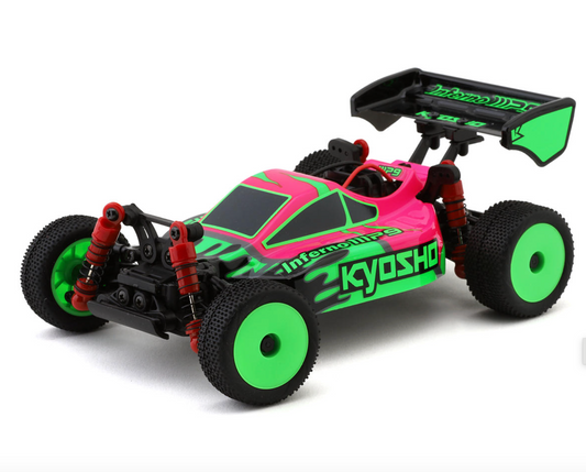 Kyosho MB-010 Mini-Z Inferno MP9 Electric 4WD Micro Buggy Readyset (Pink/Green) w/2.4GHz Radio