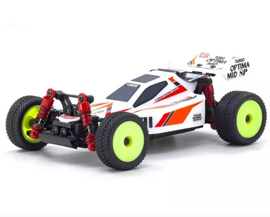 Kyosho MB-010 Mini-Z Buggy Turbo Optima Readyset (White) w/KT-531P 2.4GHz Radio