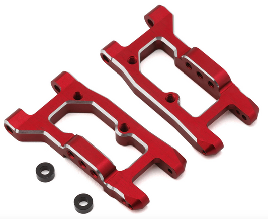 Yokomo RD2.0/SD2.0 Aluminum Short Rear Weight H Suspension Arms (Red) (2)