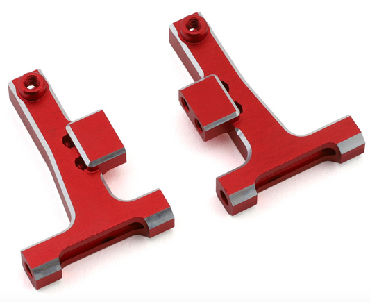 Yokomo Aluminum Front Lower T-Arm Set (Red) (2) (Short) (RD/SD)