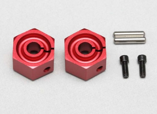 YOKOMO 8mm CLAMP WHEEL HUB (Red) FOR YD-2 (Y2-011CR8A)